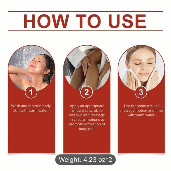 Cherry Sugar Scrub 2 Jars 4.23 oz Each Jar - Picture 4 of 10